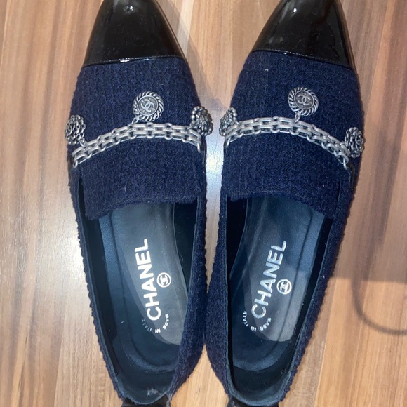 Chanel loafers Tweed - Picture 3 of 5